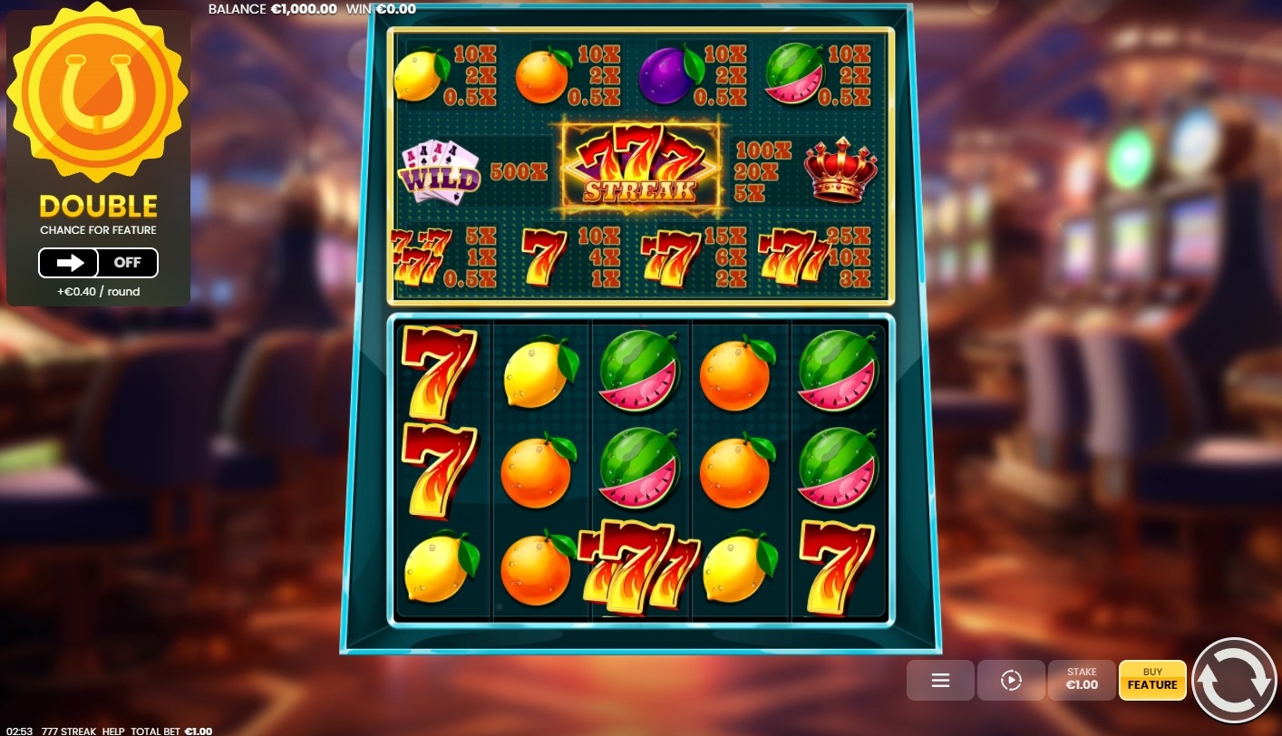 777 Streak Slot Gameplay