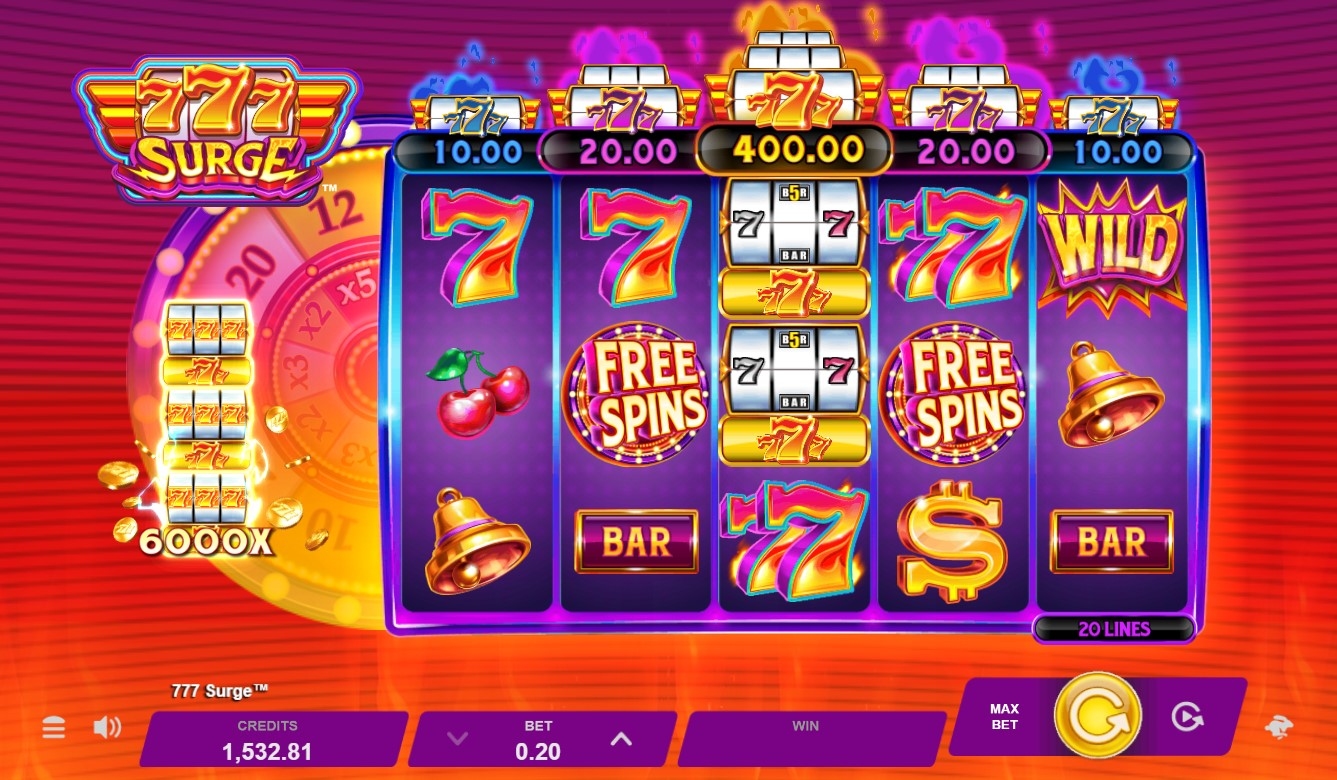 777 Surge Slot Gameplay