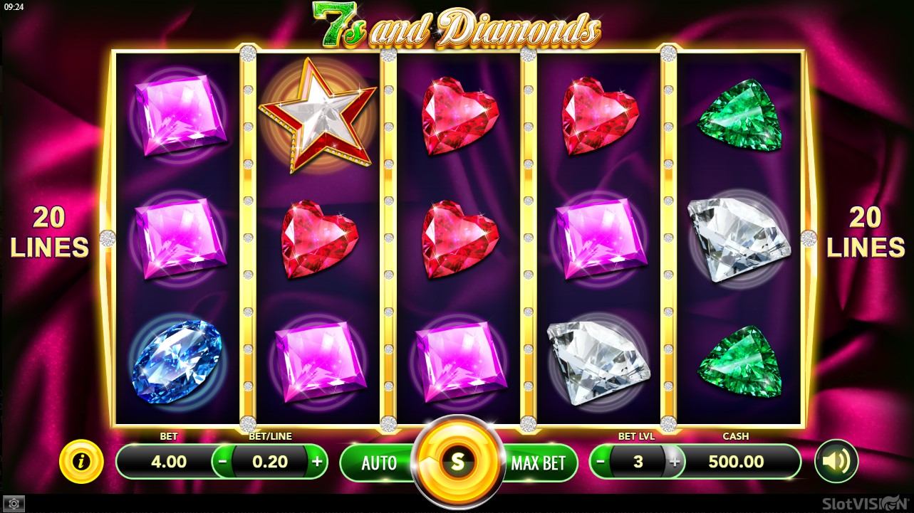 7s and Diamonds Slot Gameplay