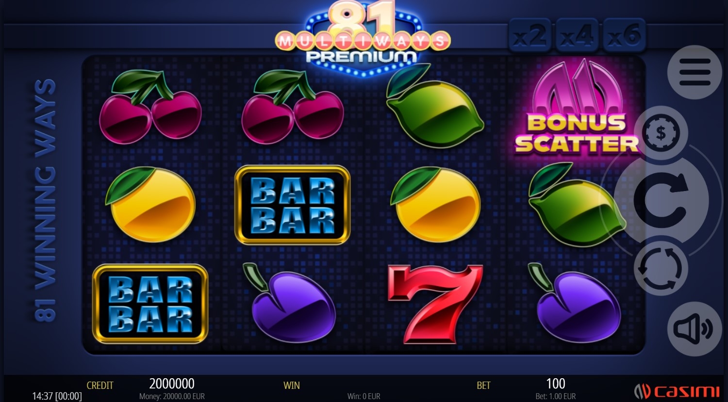 81 Multiways Premium Slot Gameplay