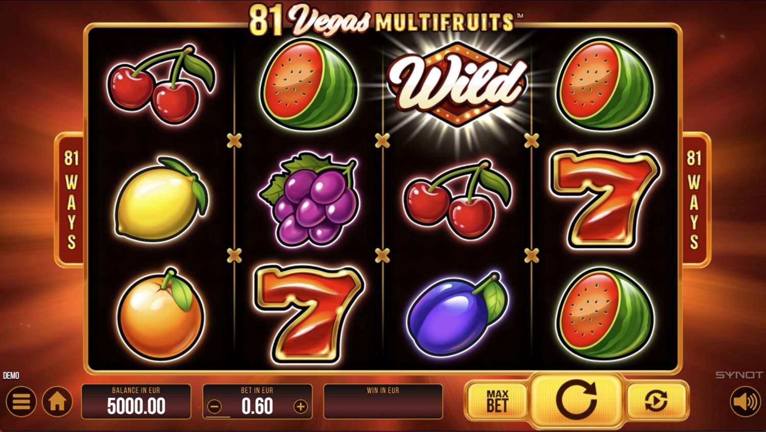 81 Vegas Multi Slot Gameplay