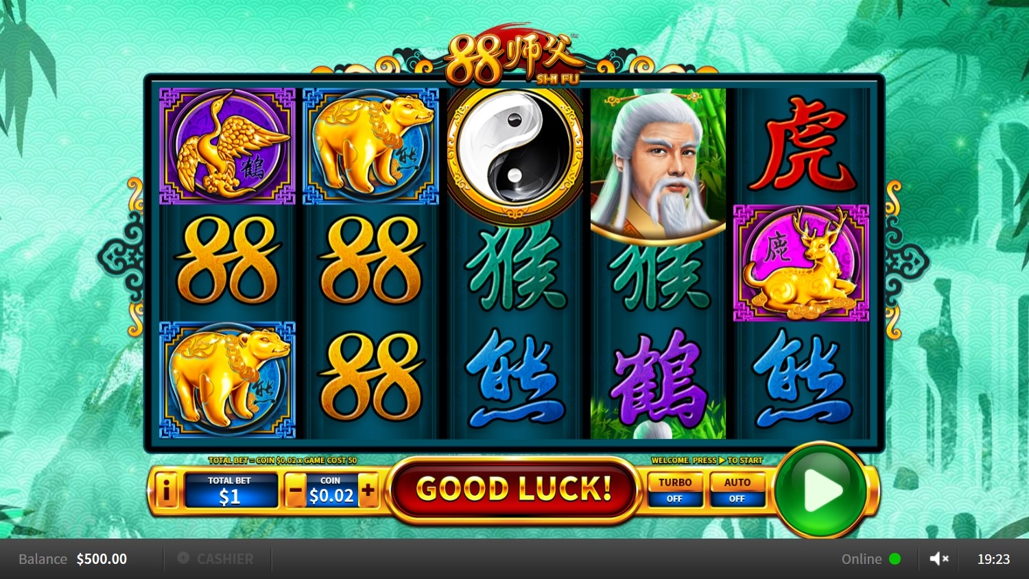 88 Shi Fu Slot Gameplay