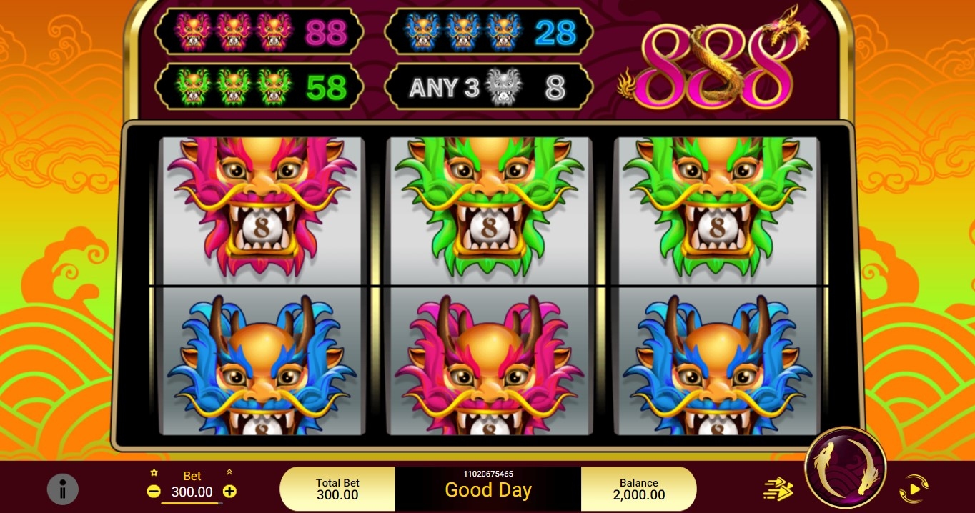 888 Slot Gameplay