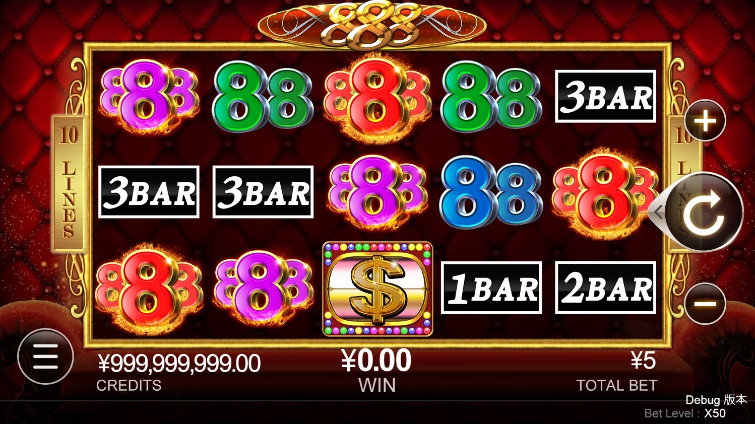 888 Slot Gameplay