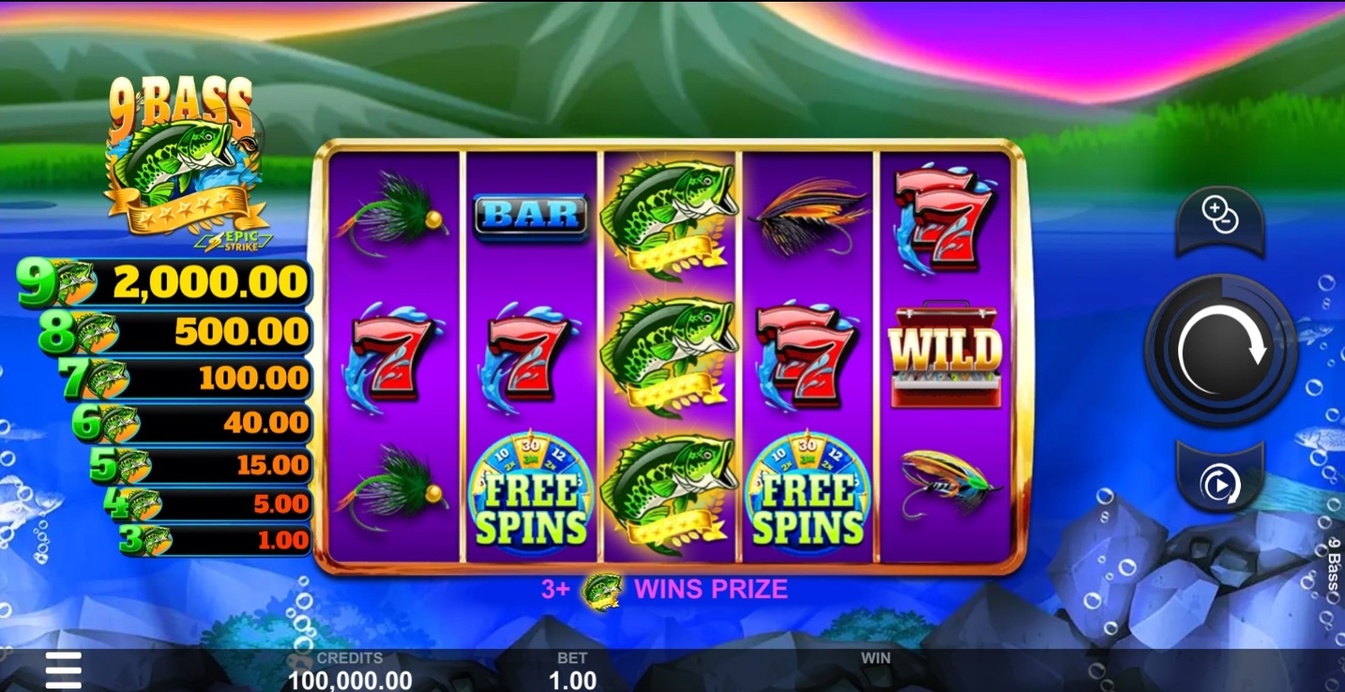 9 Bass Slot Gameplay