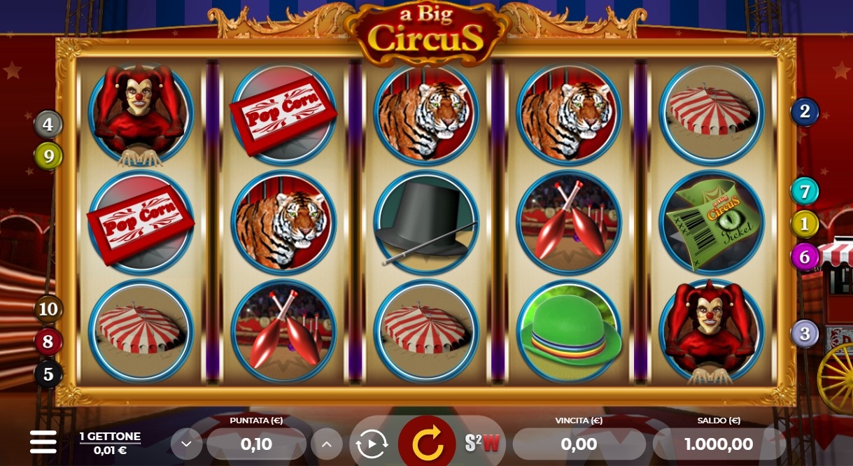 A Big Circus Slot Gameplay
