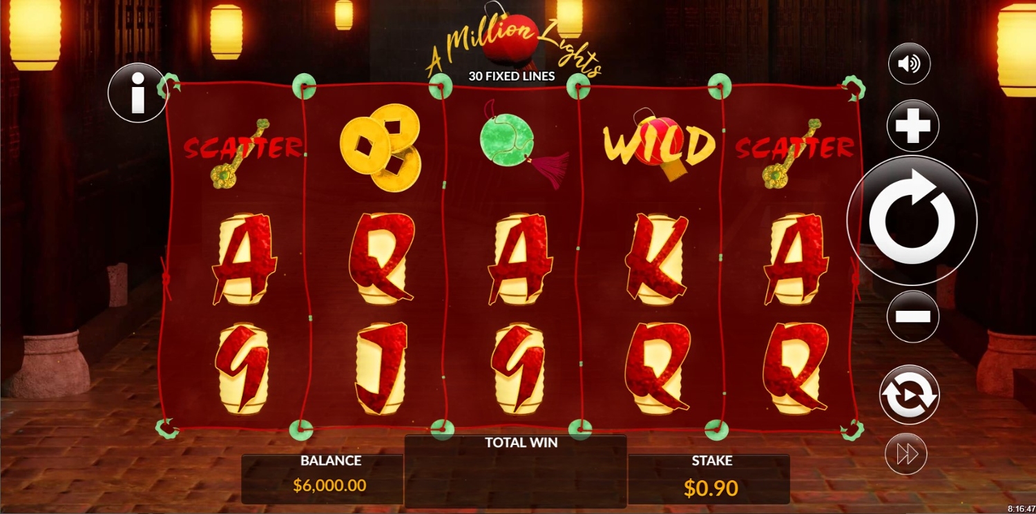 A Million Lights Slot Gameplay