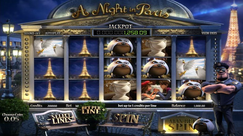 A Night in Paris Slot Gameplay