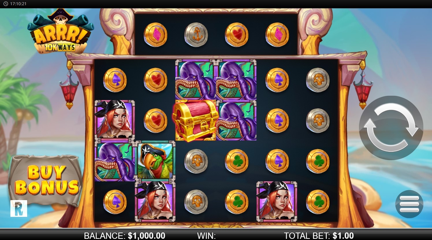 ARRR 10K Ways Slot Gameplay