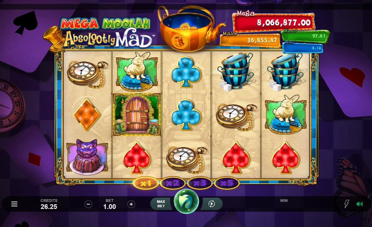 Absolootly Mad Mega Moolah Slot Gameplay