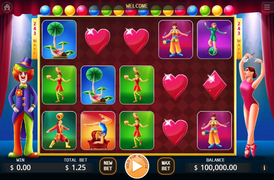 Acrobats Slot Gameplay