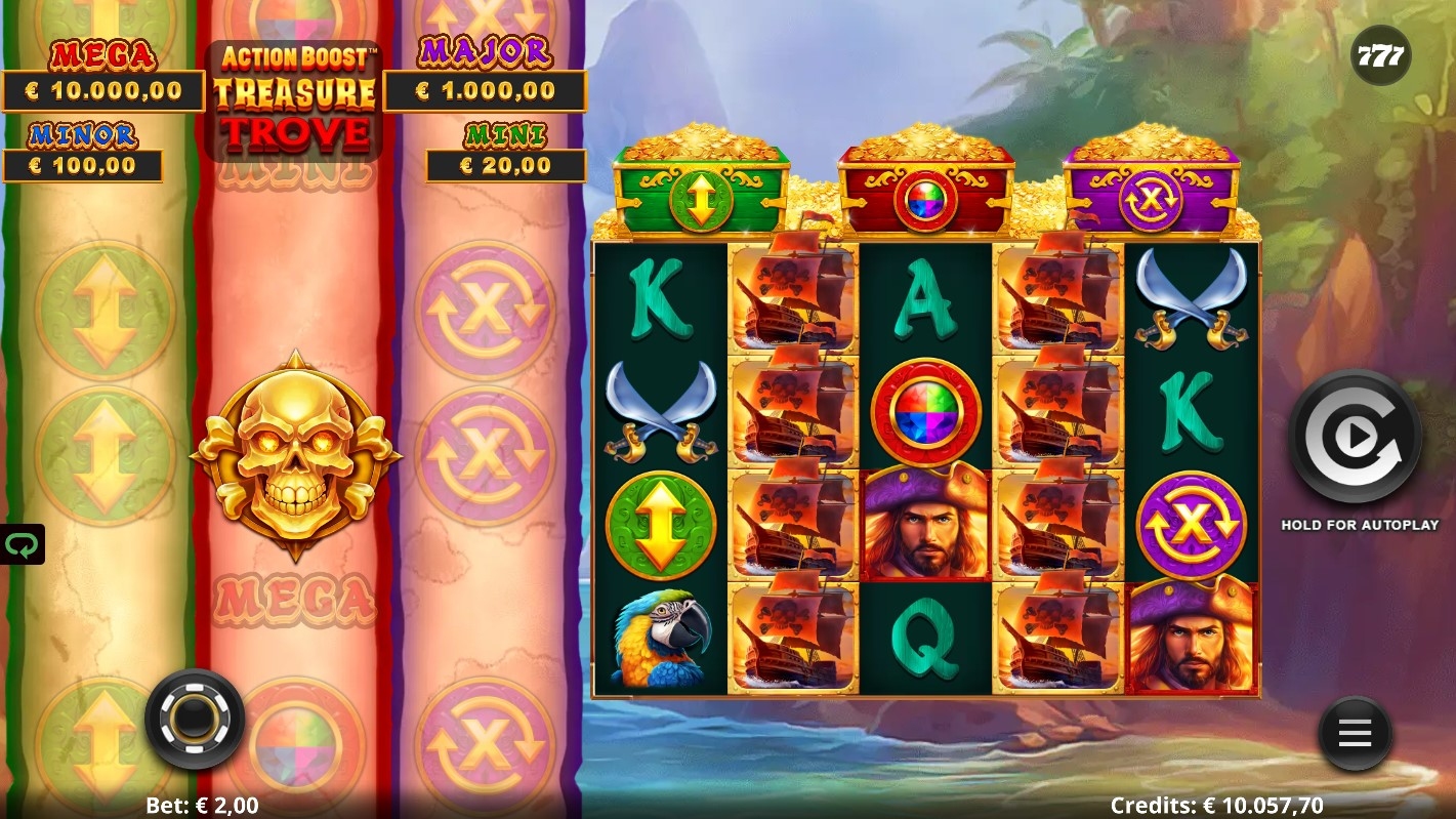 Action Boost Treasure Trove Slot Gameplay