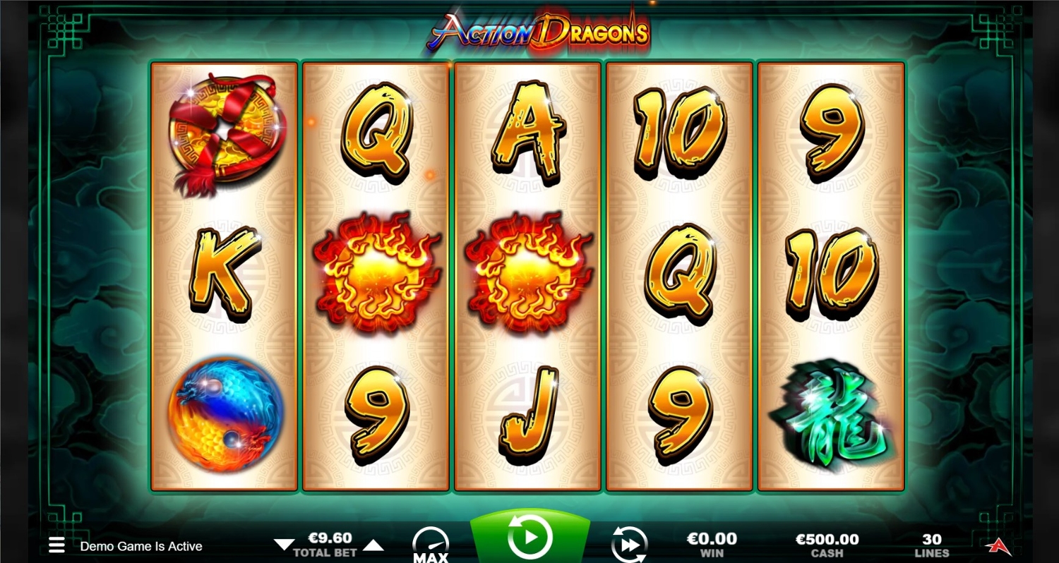 Action Dragons Slot Gameplay