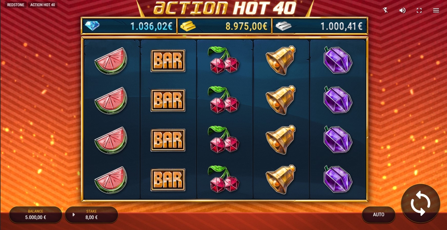 Action Hot 40 Slot Gameplay
