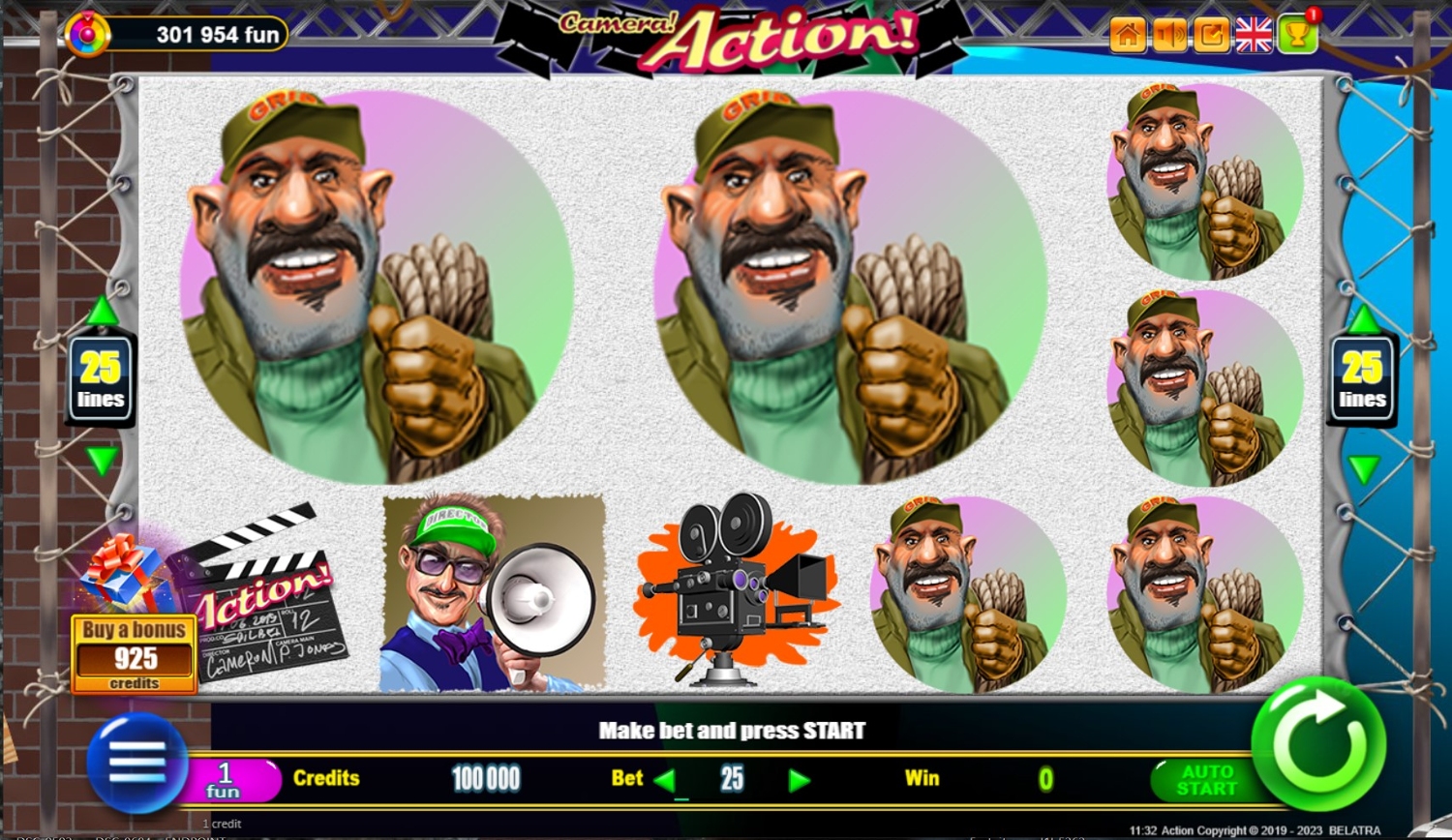 Action! Slot Gameplay