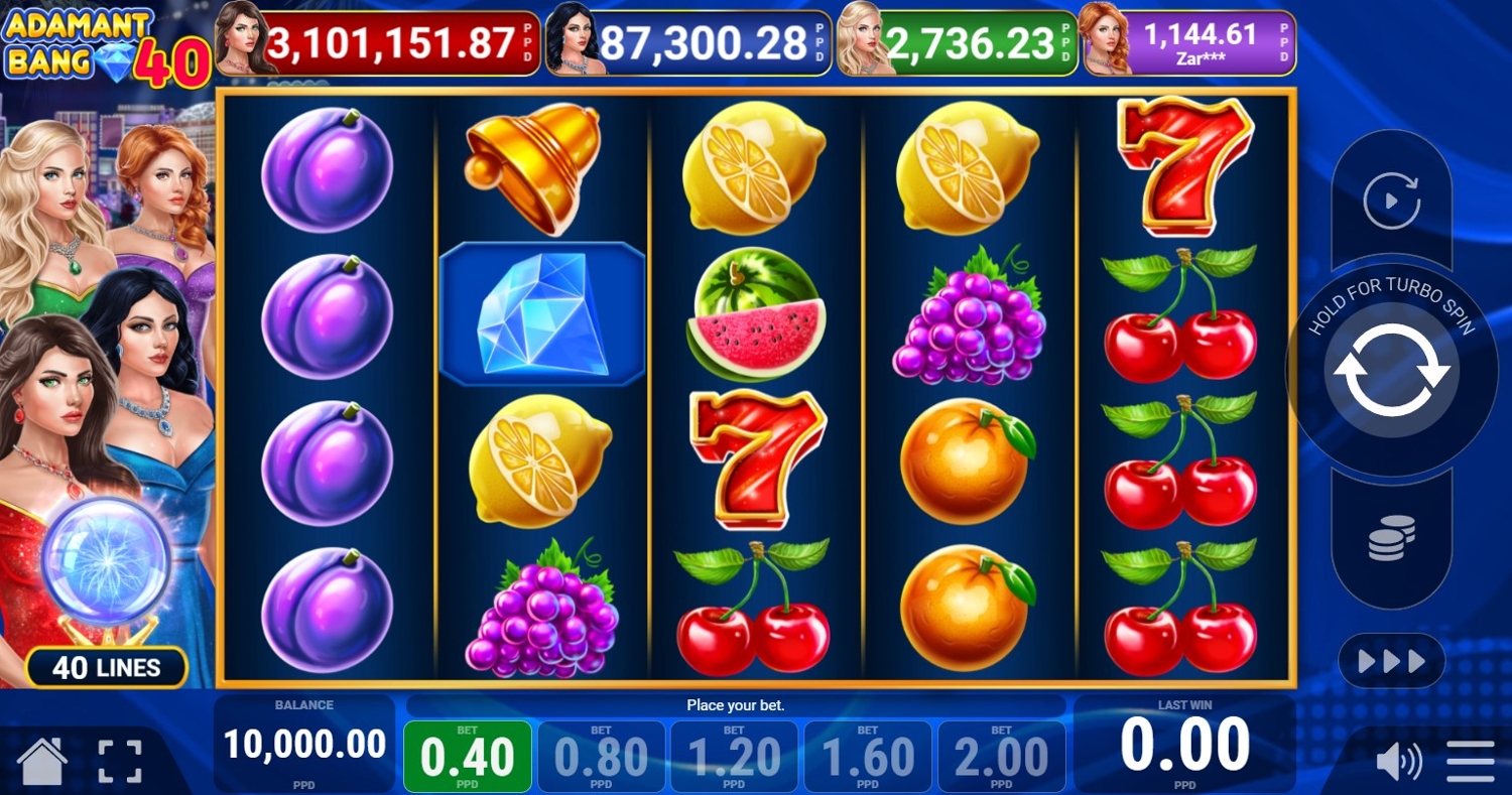 Adamant Bang 40 Slot Gameplay