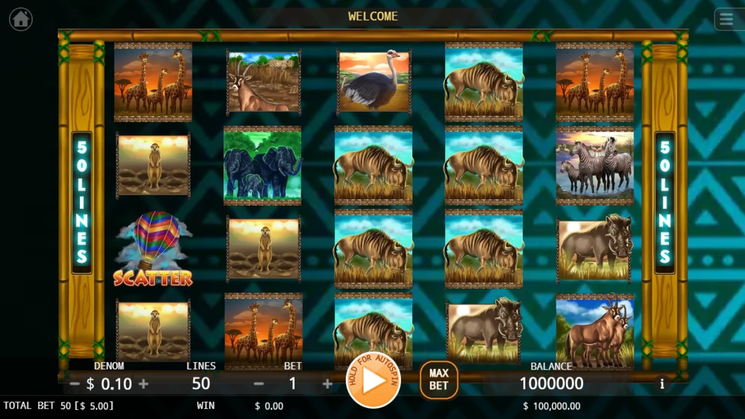 Africa Run Slot Gameplay