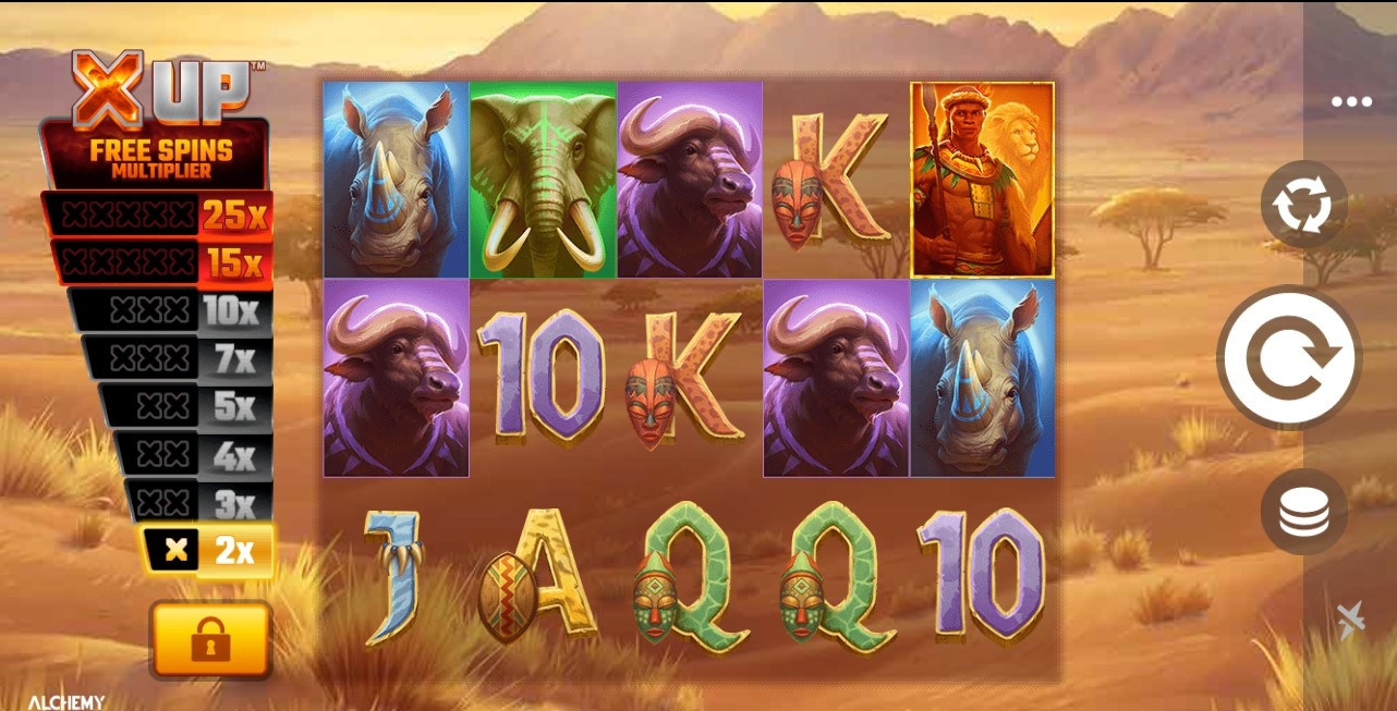 Africa X-UP Slot Gameplay