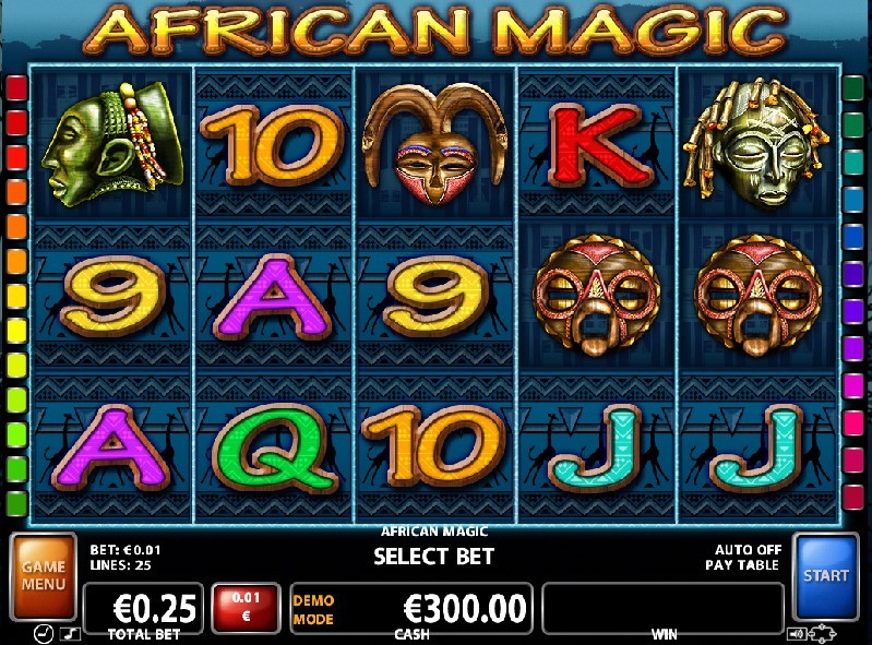 African Magic Slot Gameplay