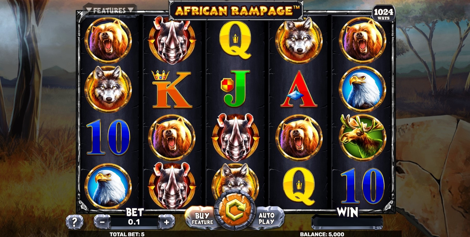 African Rampage Slot Gameplay