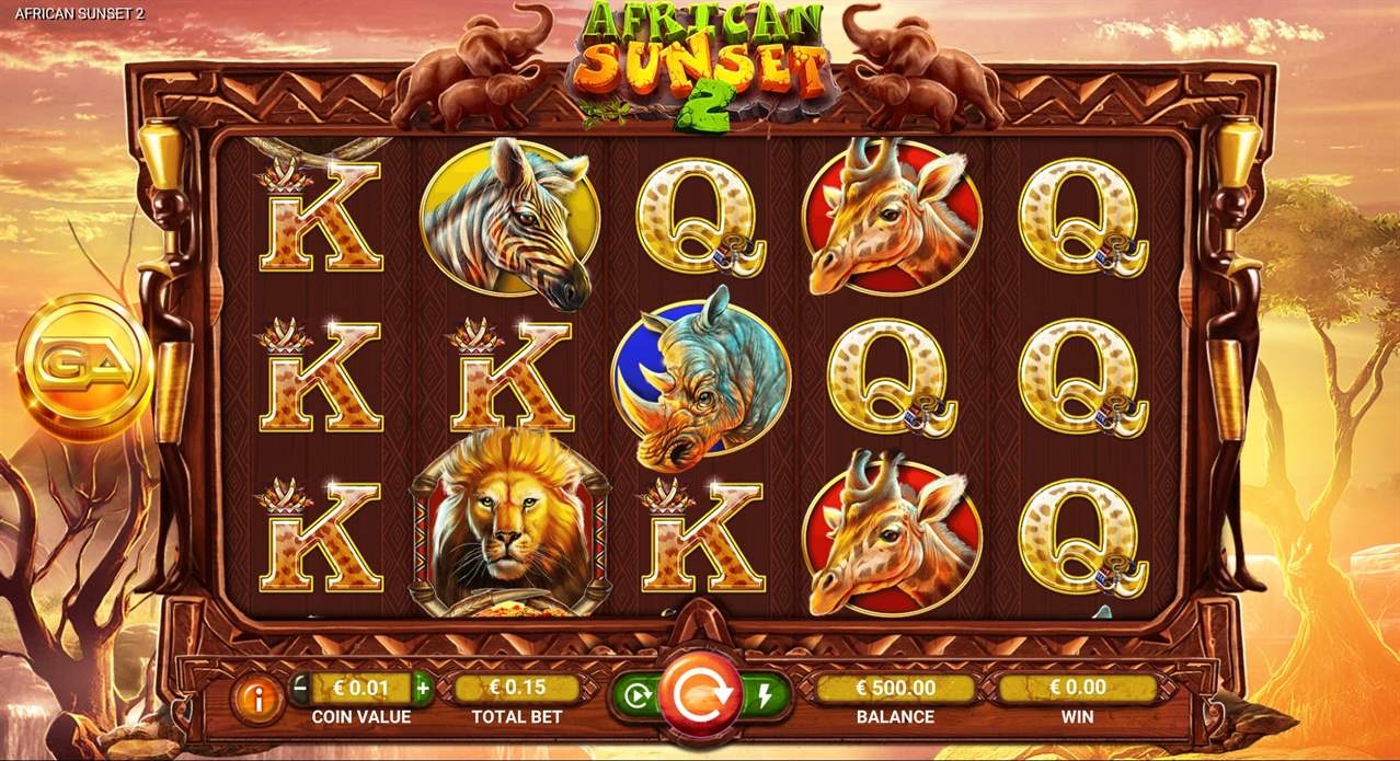 African Sunset 2 Slot Gameplay