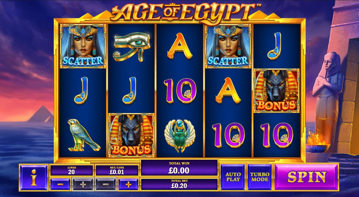Age of Egypt Slot Gameplay