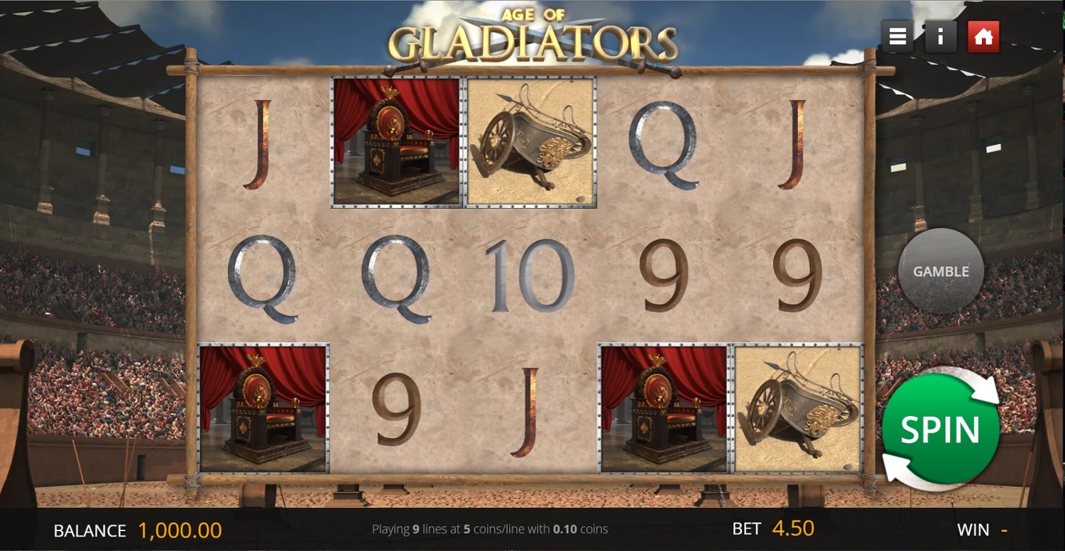 Age of Gladiators Slot Gameplay