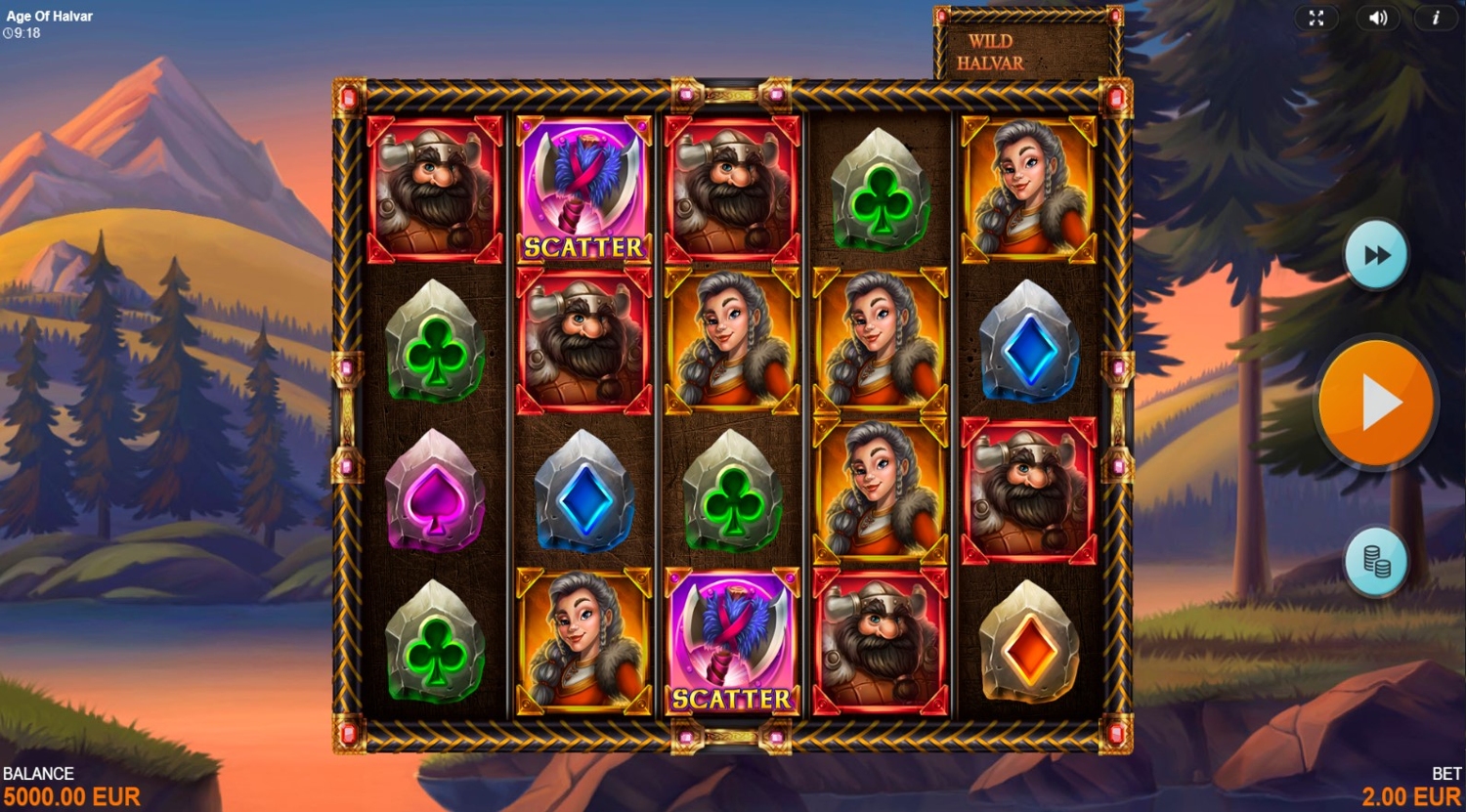 Age of Halvar Slot Gameplay