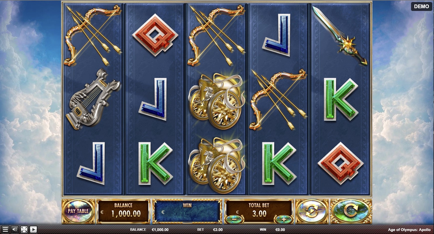 Age of Olympus Apollo Slot Gameplay