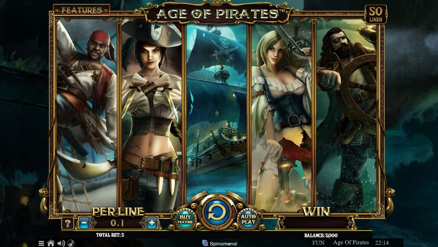 Age of Pirates Slot Gameplay