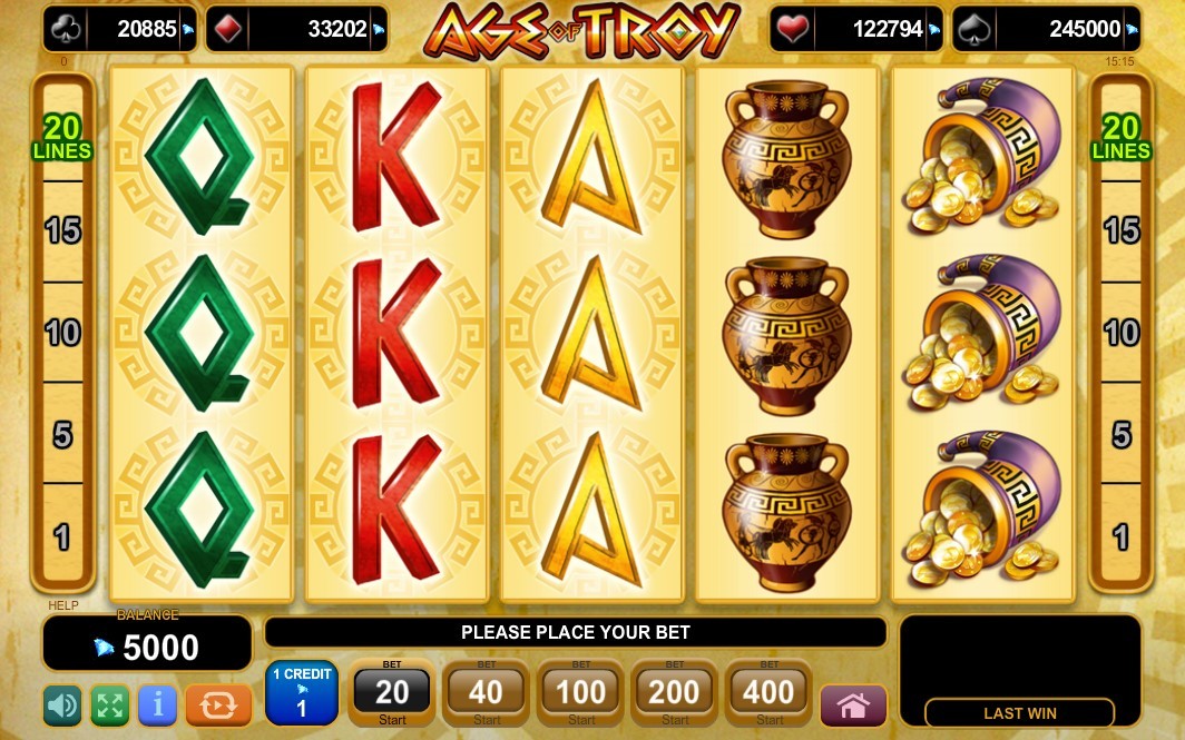 Age of Troy Slot Gameplay