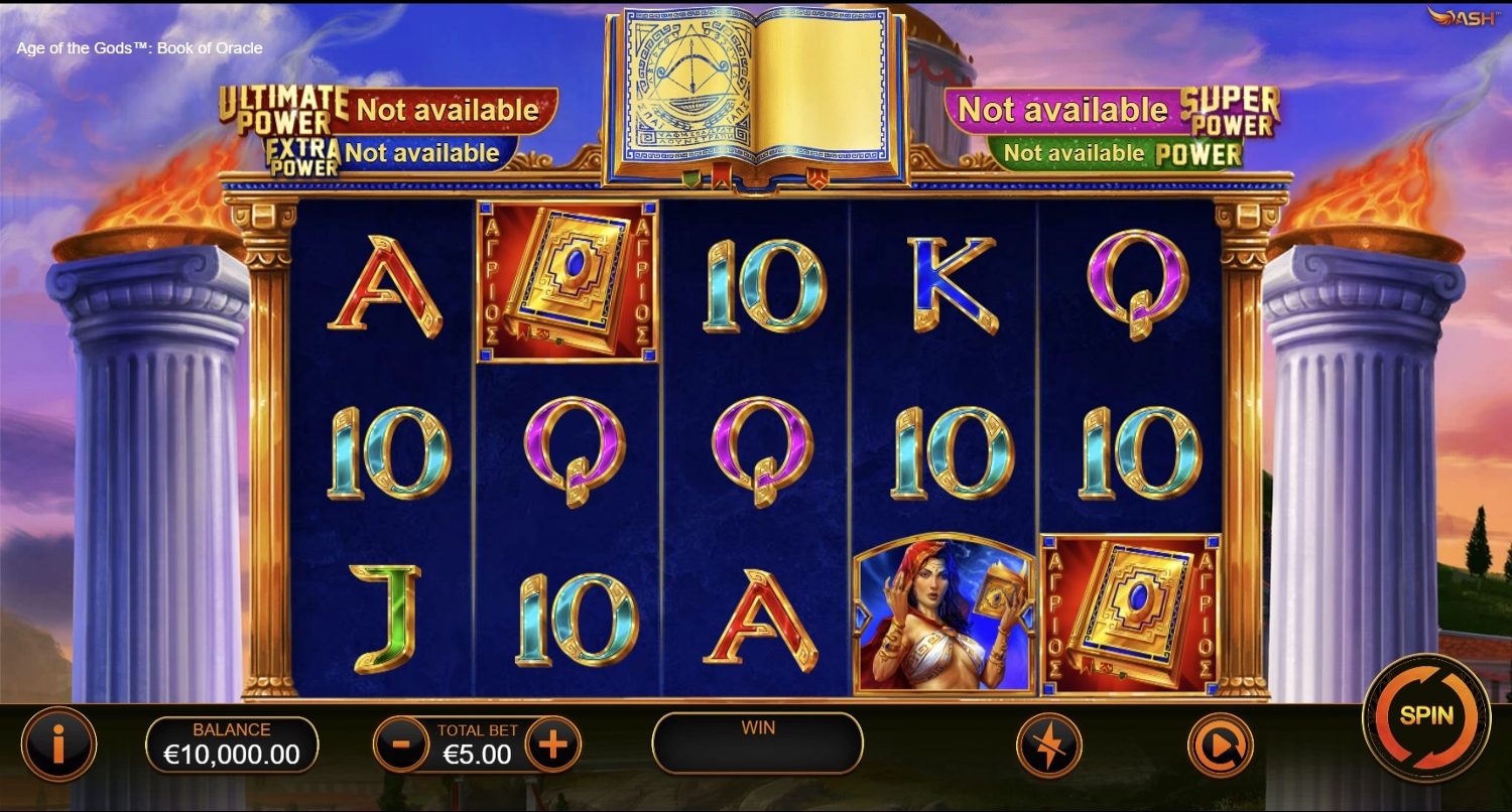Age of the Gods: Book of Oracle Slot Gameplay