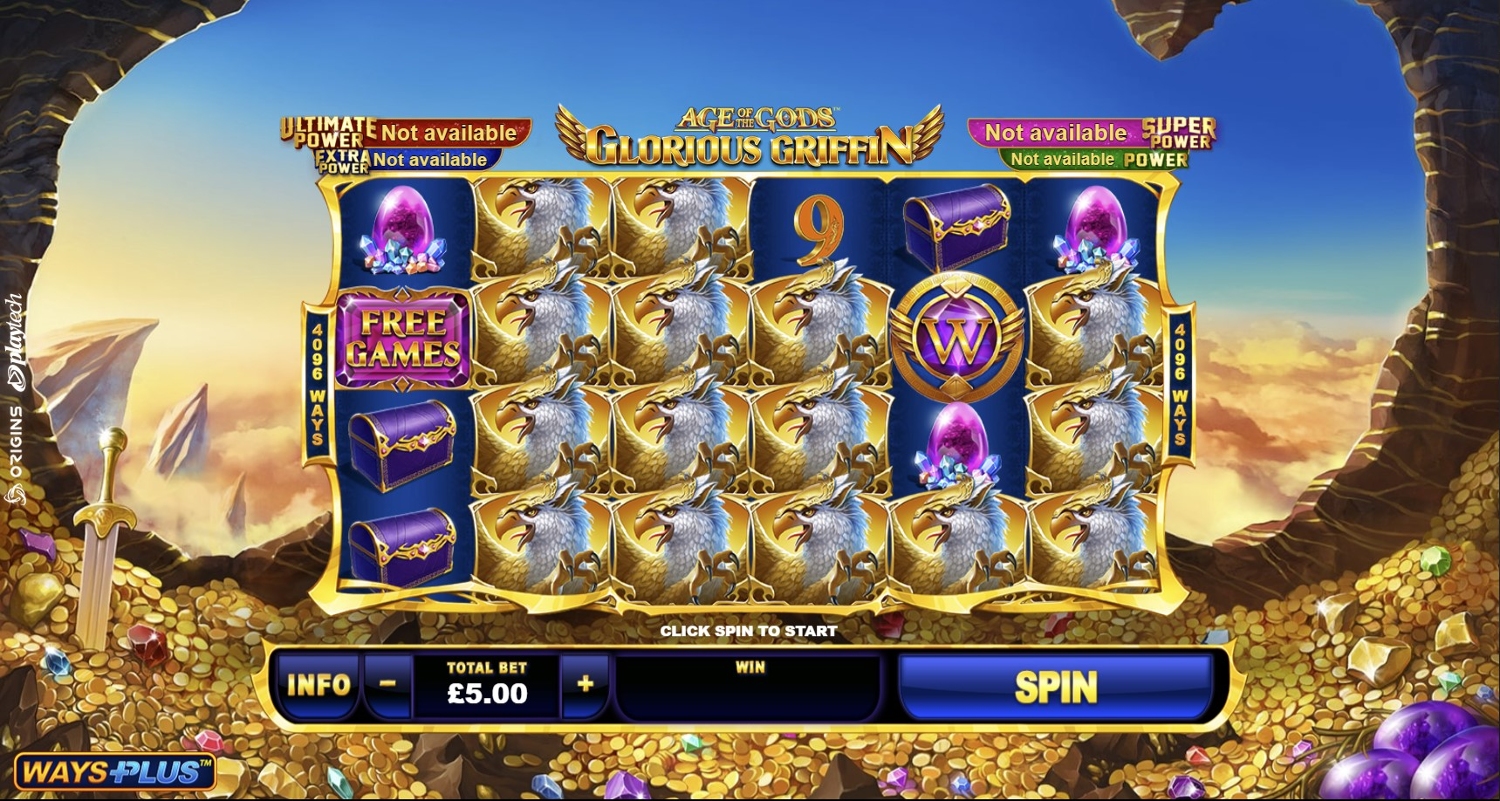 Age of the Gods: Glorious Griffin Slot Gameplay