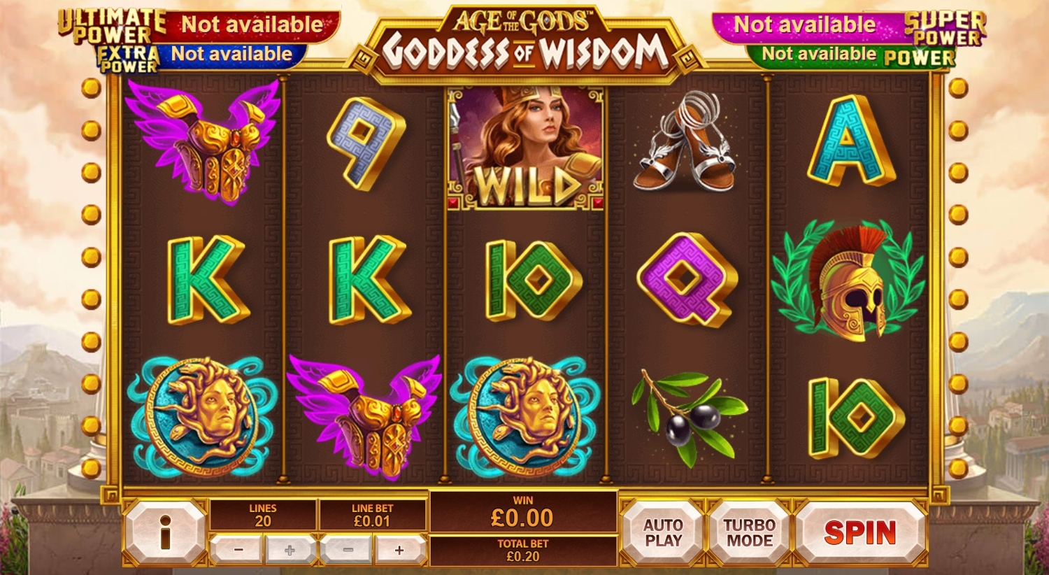 Age of the Gods: Goddes of Wisdom Slot Gameplay