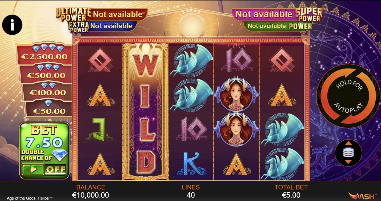 Age of the Gods: Helios Slot Gameplay