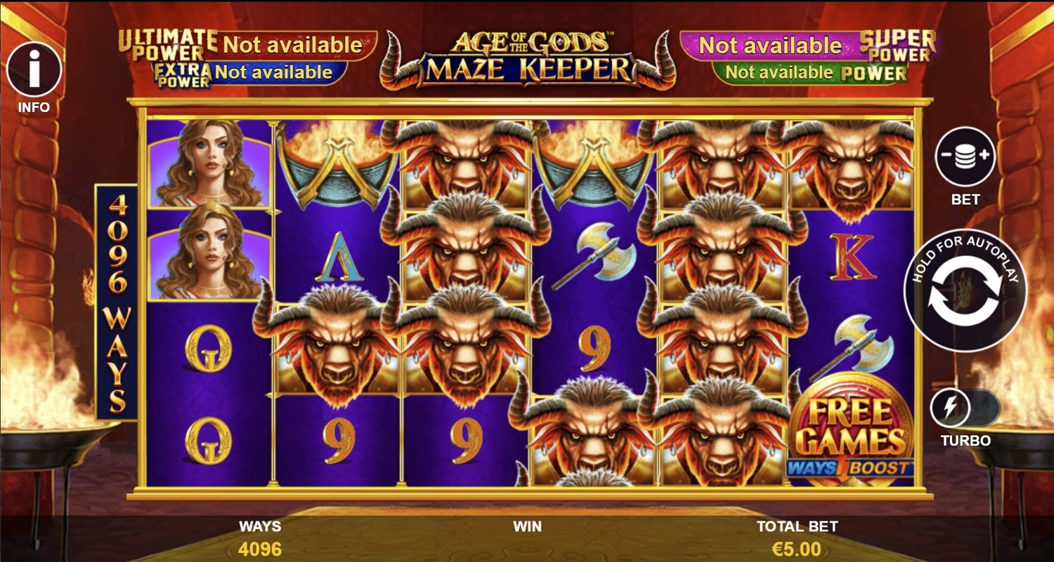 Age of the Gods: Maze Keeper Slot Gameplay