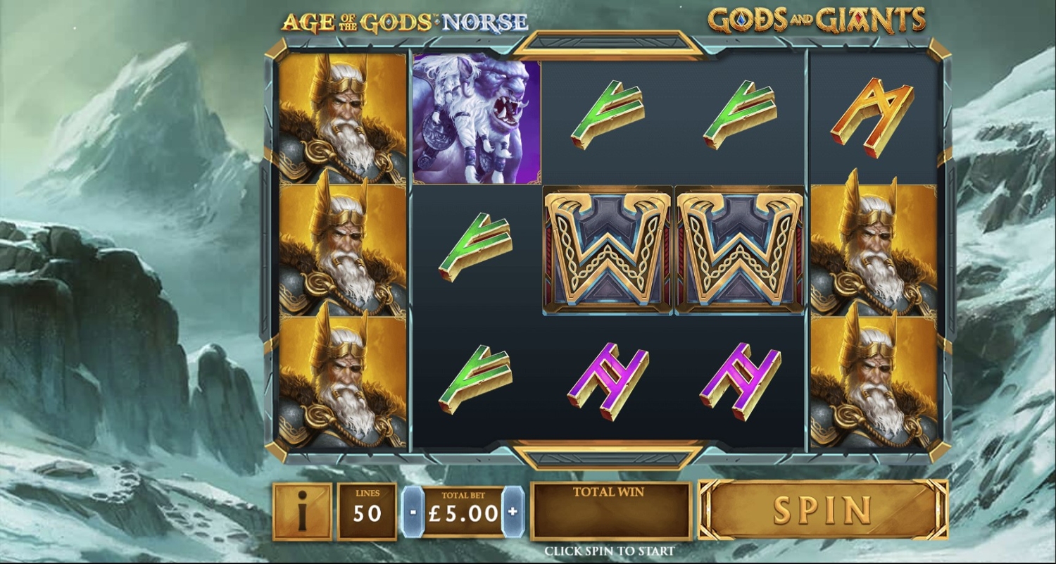 Age of the Gods Norse: Gods and Giants Slot Gameplay