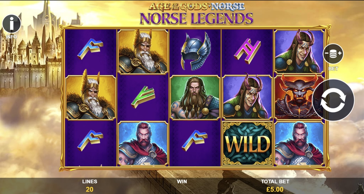 Age of the Gods Norse: Norse Legends Slot Gameplay