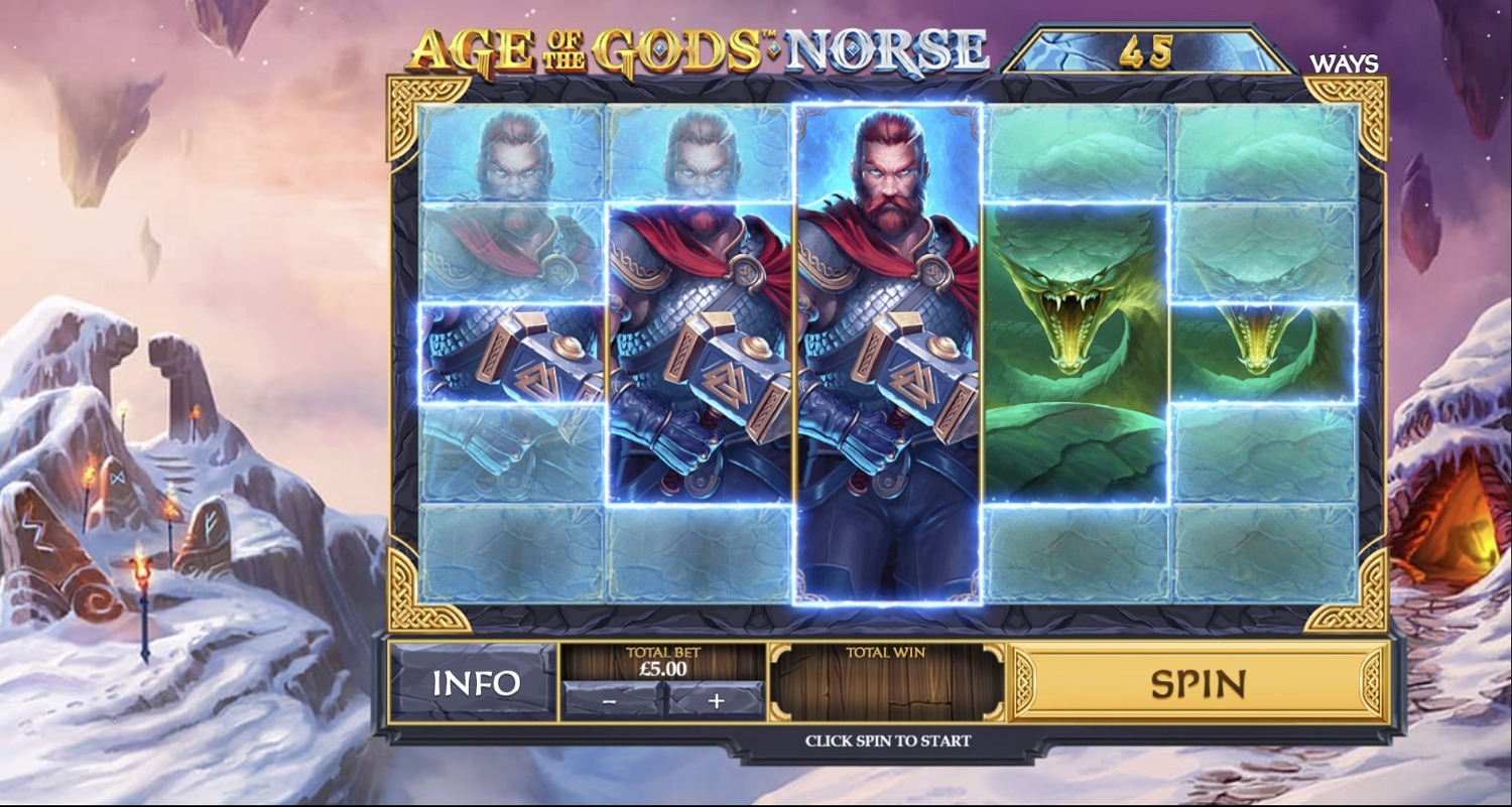 Age of the Gods Norse: Ways of Thunder Slot Gameplay