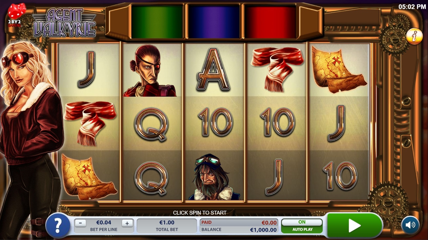 Agent Valkyrie Slot Gameplay