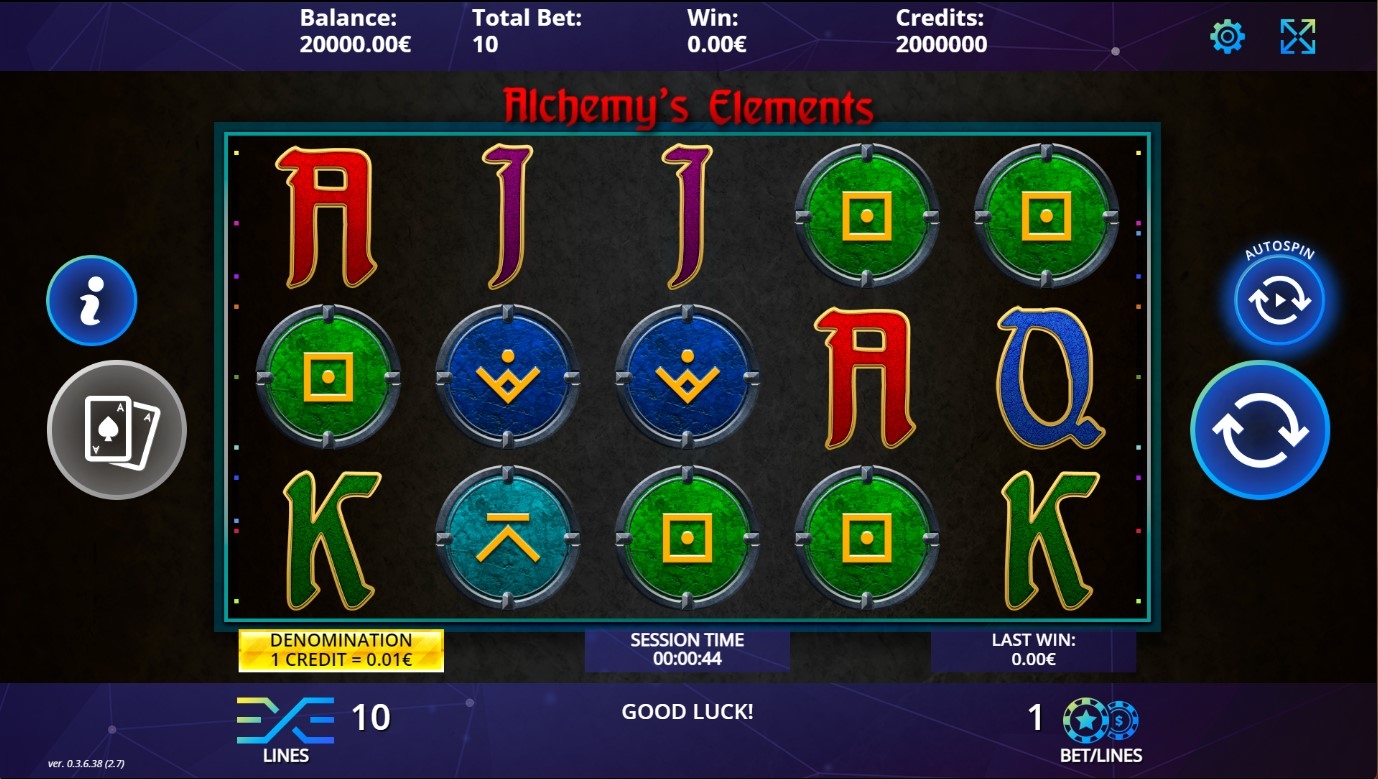 Alchemy Elements Slot Gameplay