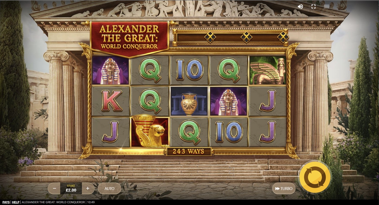 Alexander The Great: World Conqueror Slot Gameplay