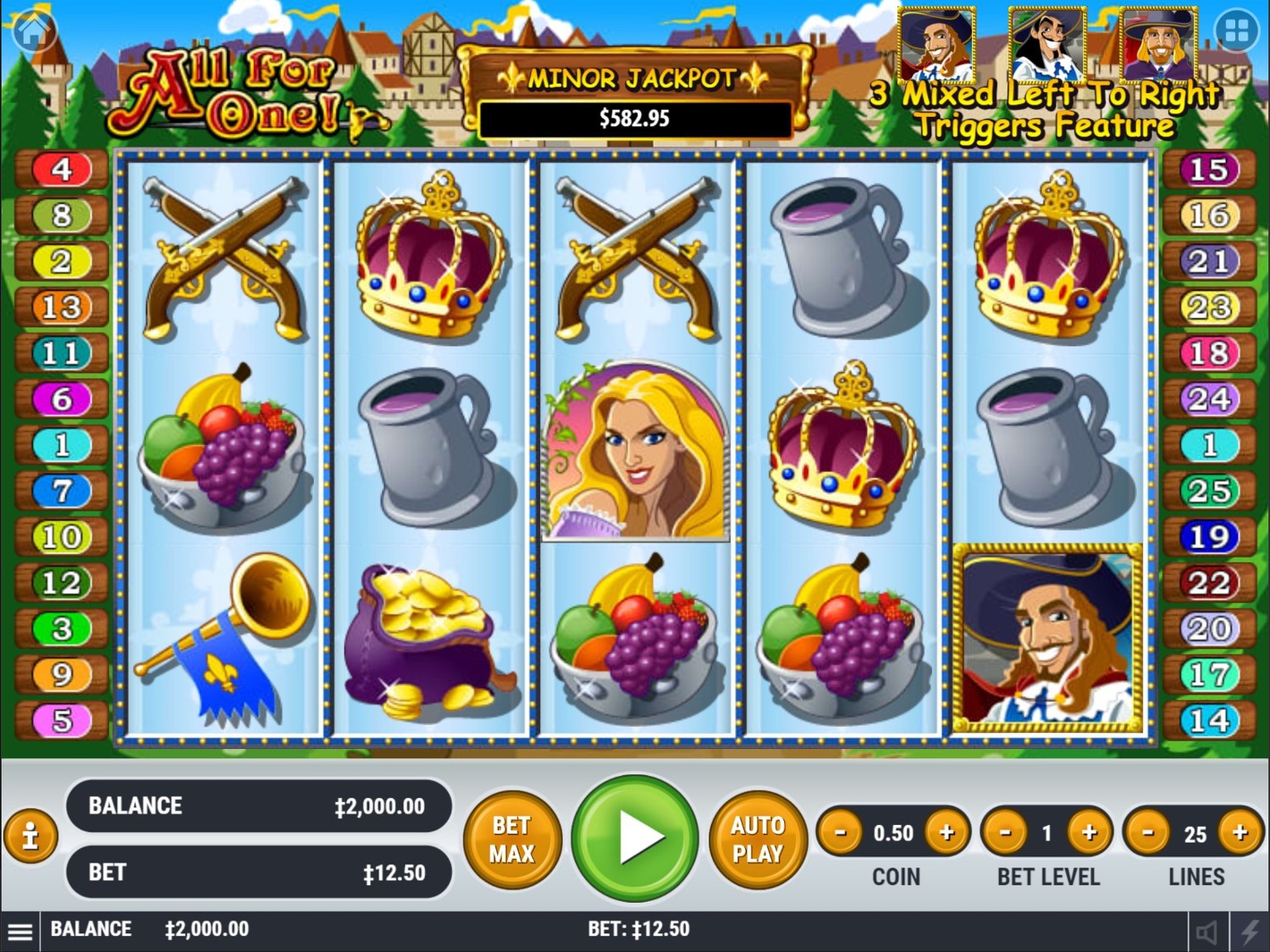 All For One Slot Gameplay