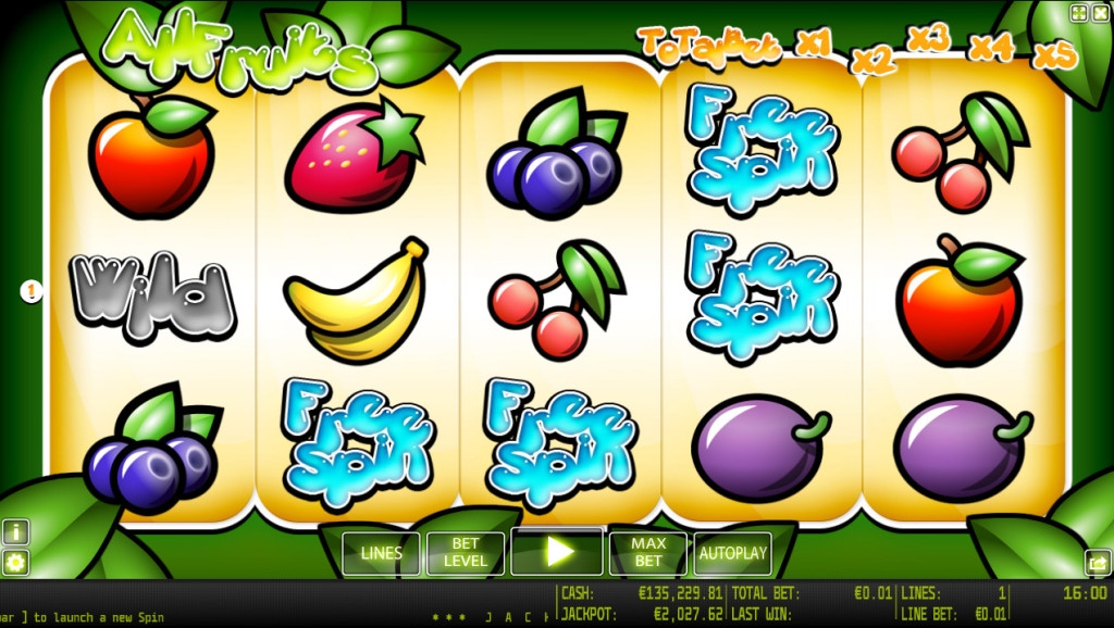 All Fruits Slot Gameplay