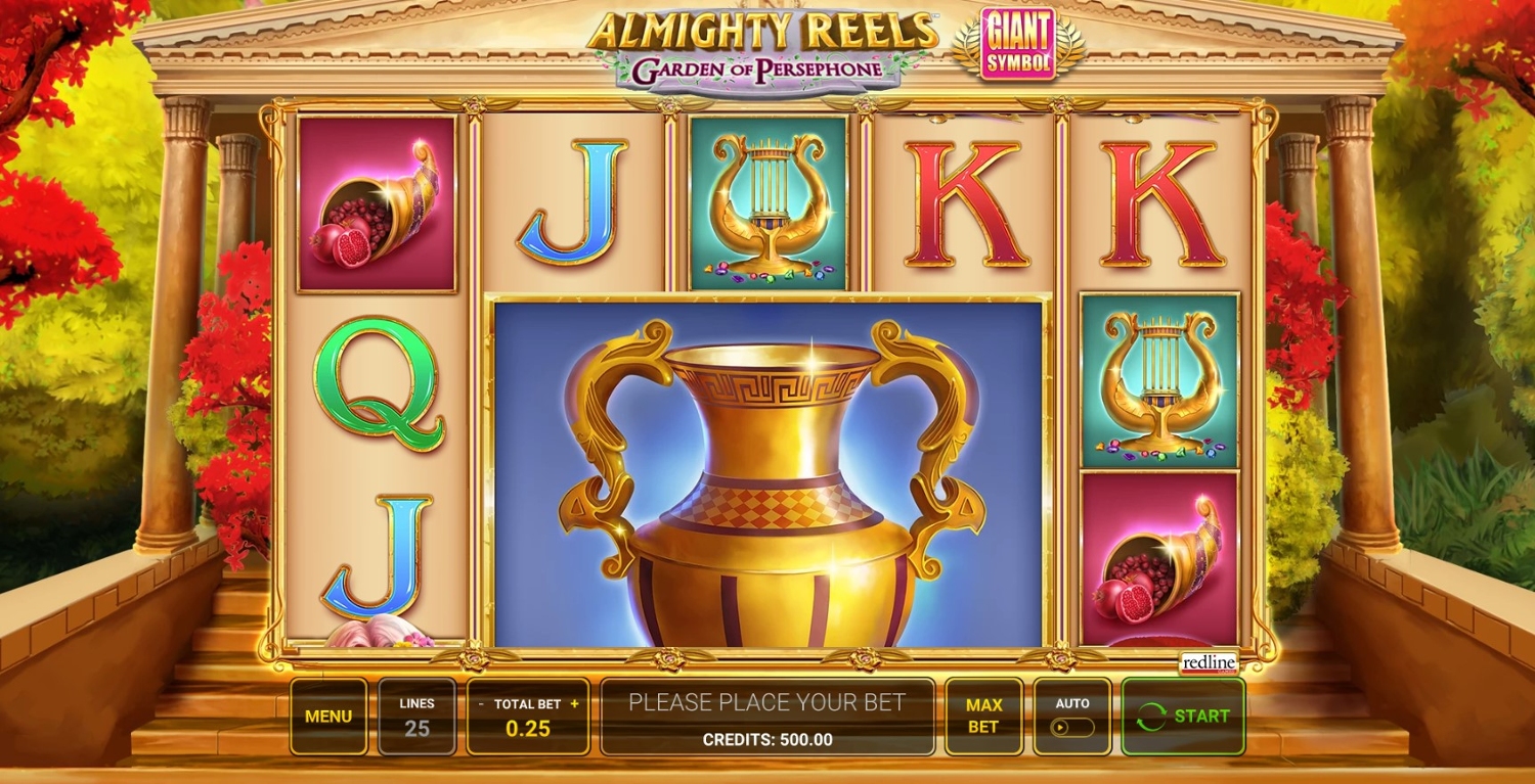 Almighty Reels“ Garden of Persephone Slot Gameplay