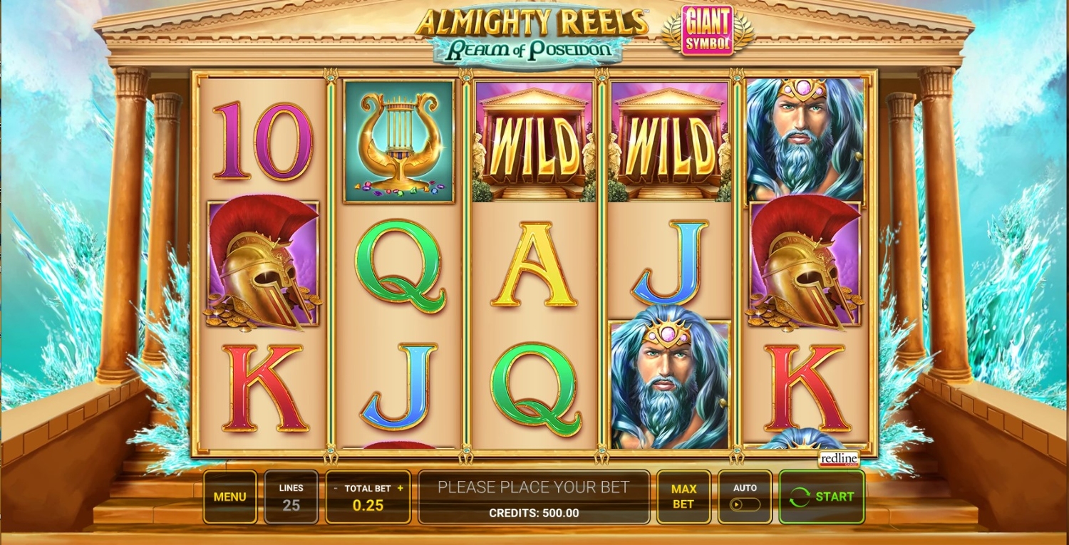 Almighty Reels“ Realm of Poseidon Slot Gameplay