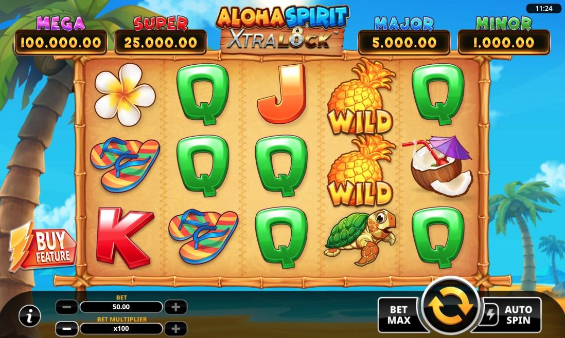 Aloha Spirit Xtra Spirit Slot Gameplay