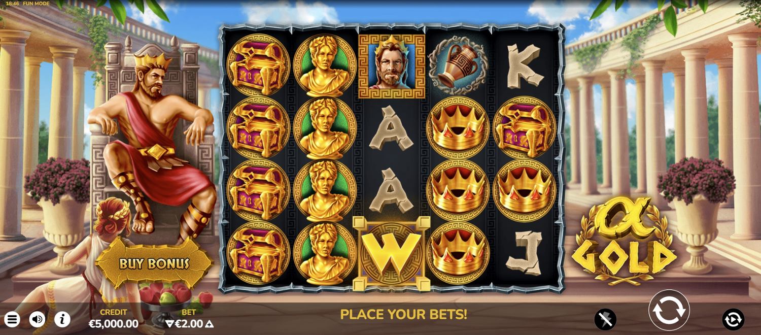 Alpha Gold Slot Gameplay
