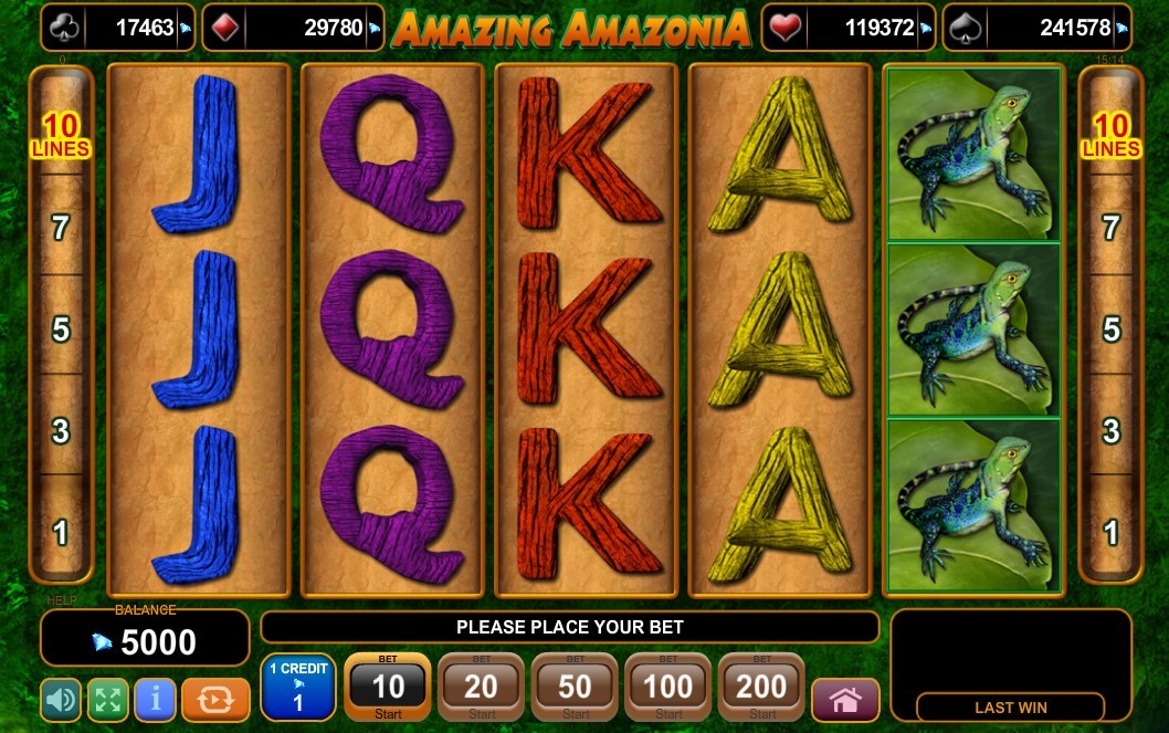 Amazing Amazonia Slot Gameplay