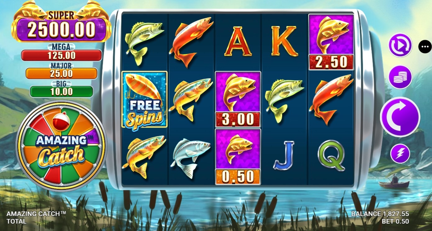 Amazing Catch Slot Gameplay